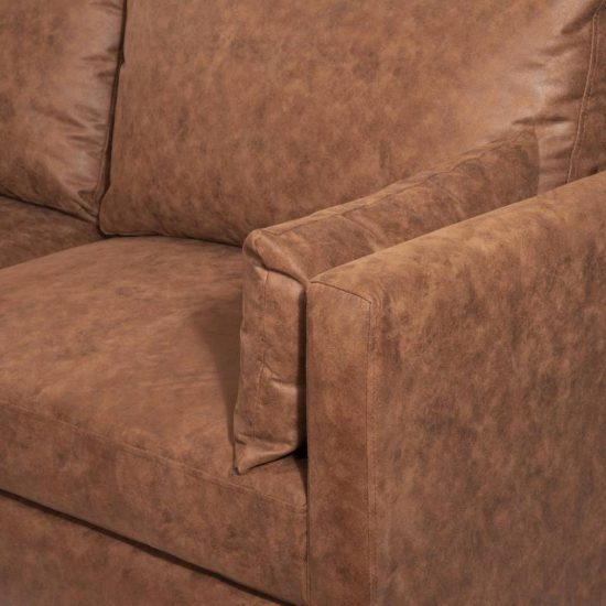 SOFA MADRID 200 CM BROWN INNOVA - Imagen 4