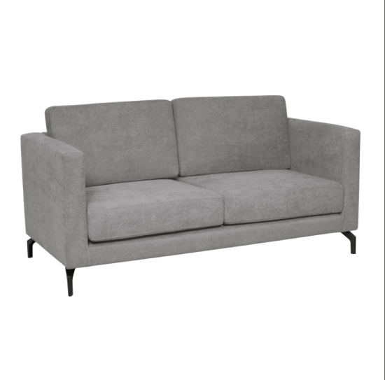 SOFA VIENA 160 PATAS METAL TELA GRIS OSCURO INNOVA - Imagen 2