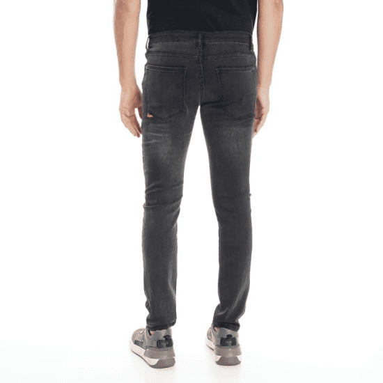 JEANS HOMBRE SKINNY BLACK TIRO MEDIO ELLUS - Imagen 2