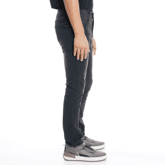 JEANS HOMBRE SLIM TIRO MEDIO ELLUS BLACK FIVE POCKETS BASIC - Imagen 3