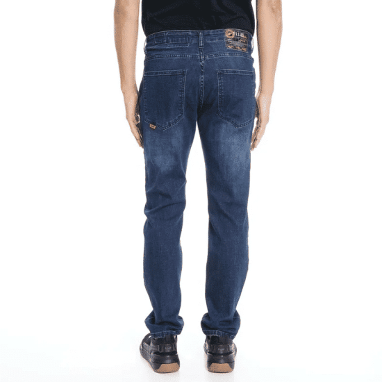 JEANS HOMBRE SLIM TIRO MEDIO DARK ELLUS - Imagen 2