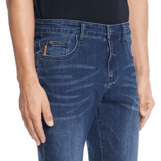 JEANS HOMBRE SLIM TIRO MEDIO DARK ELLUS - Imagen 4