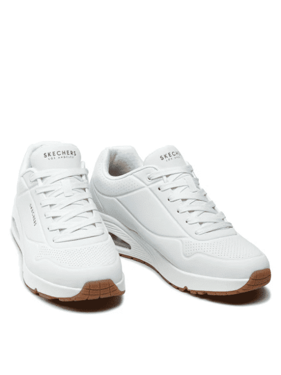 Zapatilla Hombre Uno-Stand On Air Skechers 52458/WHT - Imagen 5