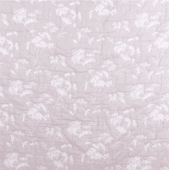 CUBRECAMA JACQUARD ALBORADA S.KING AGUA FABRICS - Imagen 2