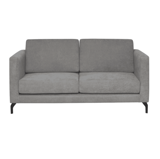 SOFA VIENA 160 PATAS METAL TELA GRIS OSCURO INNOVA