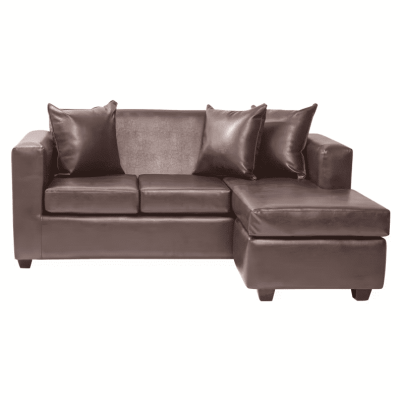 SOFA SECCIONAL 3.1 MARCO INTERCAMBIABLE PU CAFE INNOVA