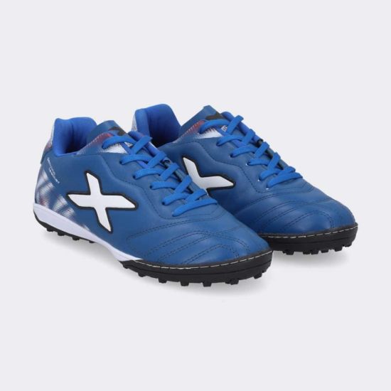 ZAPATILLA BABY FUTBOL SOCIETY FORTUNA SC AZ-BL-RJ-NG CUERO OXN