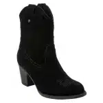 BOTIN VAQUERO CUERO NEGRO BRUNO ROSSI