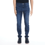 Jeans Hombre Slim Tiro Medio Azul Oscuro Ellus