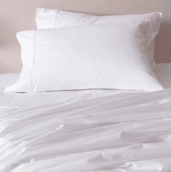 JUEGO DE SABANAS LISO SOHOME 180 H 2 PL BLANCO FABRICS