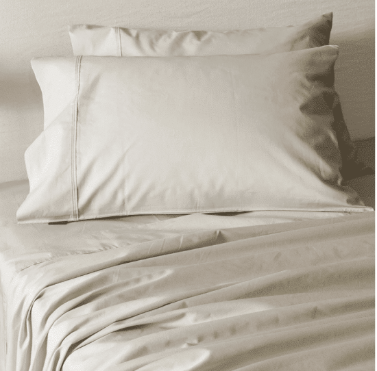 JUEGO DE SABANAS LISO SOHOME 180 H 2 PL BEIGE FABRICS