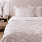 CUBRECAMA JACQUARD ALBORADA S.KING AGUA FABRICS