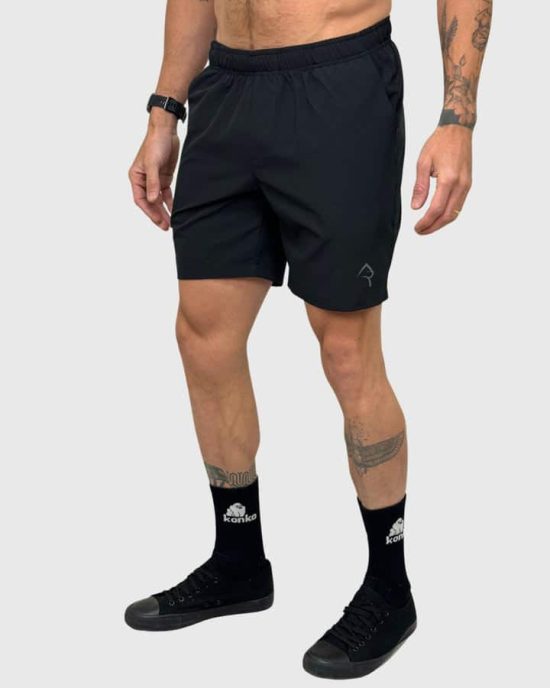 SHORT HOMBRE FLEX NEGRO KONKO - Imagen 2