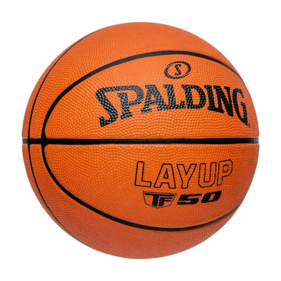 BALON BASQUETBOL LAY UP RUBBER SPALDING N°7 - Imagen 2