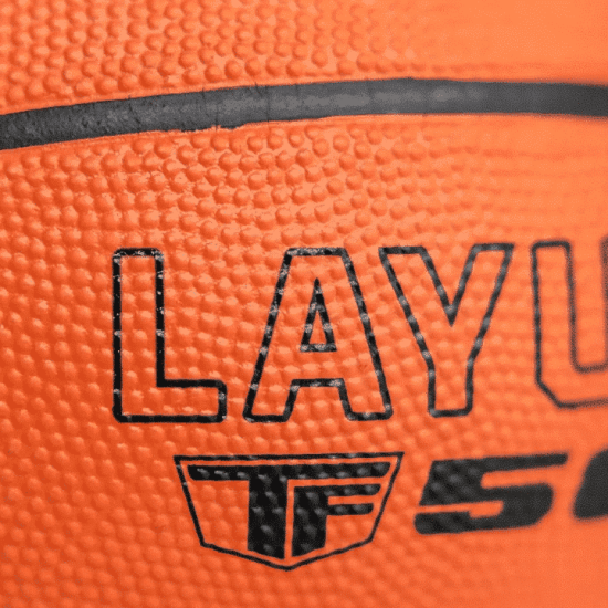 BALON BASQUETBOL LAY UP RUBBER SPALDING N°7 - Imagen 3