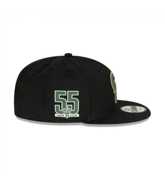 Gorro Milwaukee Bucks NBA 59Fifty Black - Imagen 3
