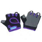 GUANTE FIT PALMA CUERO LILA OLYMPHUS