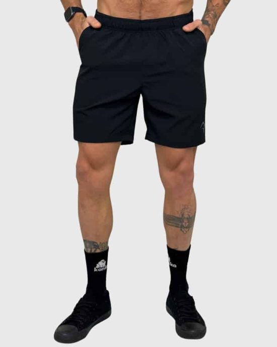 SHORT HOMBRE FLEX NEGRO KONKO