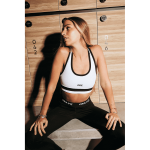 TOP MUJER PANDA WHITE STRIPES ORXFIT