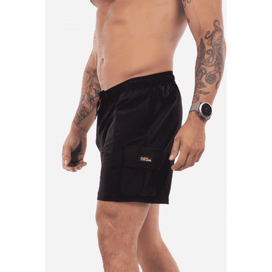 SHORT HOMBRE CARGO CLASSIC ORXFIT NEGRO