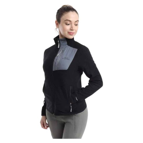 POLAR MUJER CHECK LIMARI NEGRO KANNU