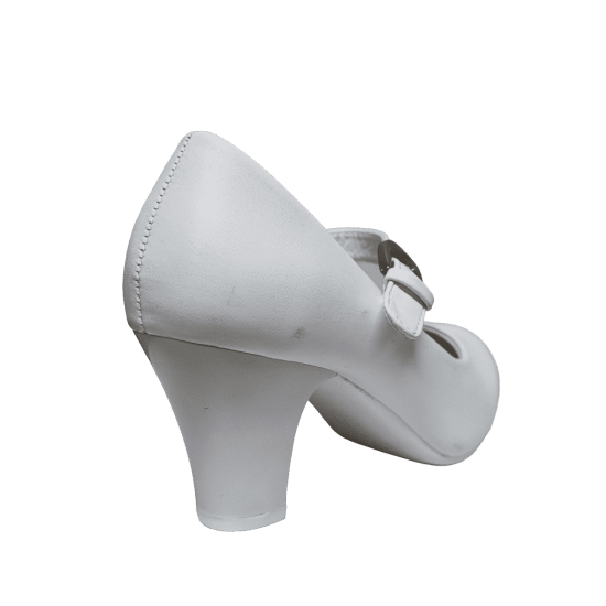 ZAPATO CUECA MUJER BLANCO 3334-01 - Imagen 2