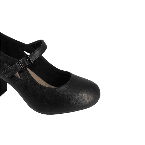 Zapato de Cueca Mujer Negro Alquimia - Imagen 4