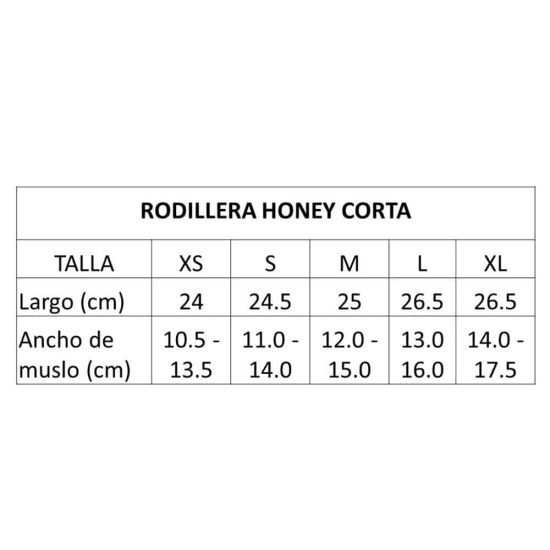 RODILLERA CORTA HONEYCOMB OLYMPHUS - Imagen 2