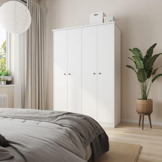 CLOSET LUCERNA 4 PUERTAS BLANCO CIC - Imagen 2