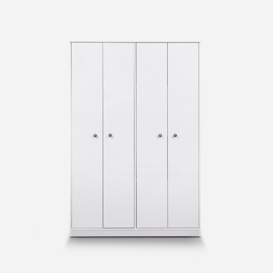 CLOSET LUCERNA 4 PUERTAS BLANCO CIC - Imagen 4