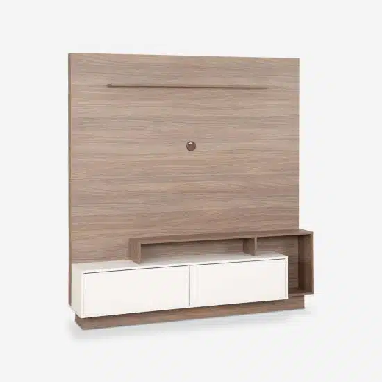 HOME TV MAGRITTE BLANCO-NOGAL AFRICANO CIC - Imagen 2