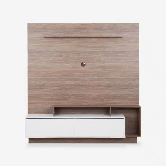 HOME TV MAGRITTE BLANCO-NOGAL AFRICANO CIC - Imagen 4