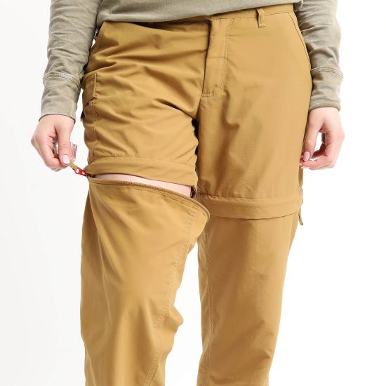 PANTALON MUJER DESMONTABLE KANNU AMARILLO - Imagen 3