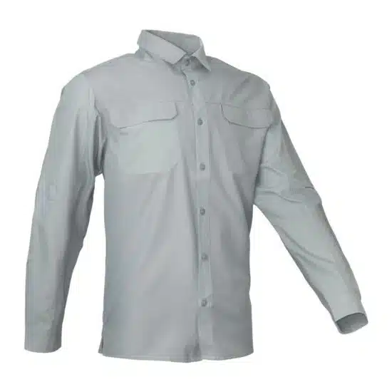 CAMISA MANGA LARGA HOMBRE GRIS KANNU - Imagen 3