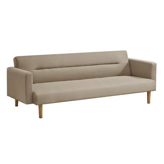 FUTON SOFA CAMA 3 C SARA LINO BEIGE KLIK - Imagen 2