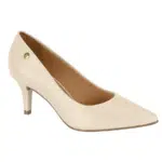 Zapato Mujer Taco Aguja Stiletto Crema Vizzano