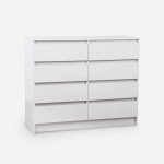 Comoda 8 Cajones Austria Blanca CIC