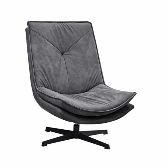 POLTRONA GIRATORIA LOUNGE DARK MSA
