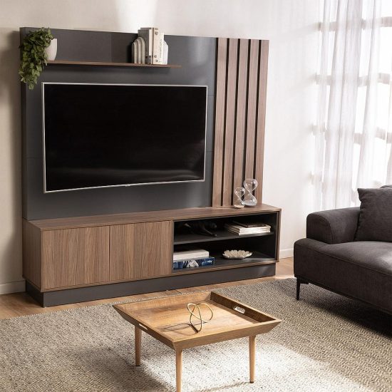 HOME TV KAHLO GRIS-NOGAL AFRICANO CIC