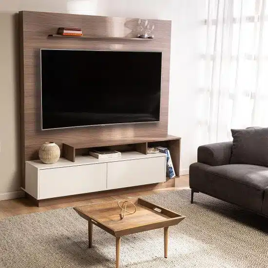 HOME TV MAGRITTE BLANCO-NOGAL AFRICANO CIC