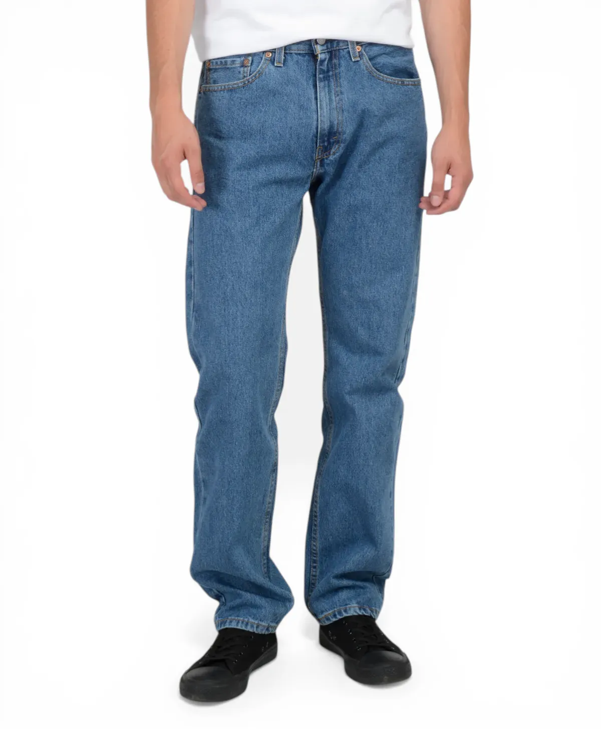 Jeans Hombre 505 Regular Azul Medio Stonewash Recto Levis