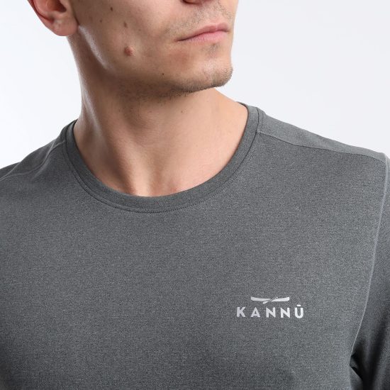 POLERA HOMBRE MC SPORT GRIS KANNU - Imagen 3