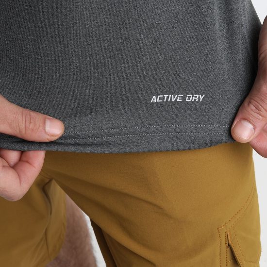 POLERA HOMBRE MC SPORT GRIS KANNU - Imagen 4
