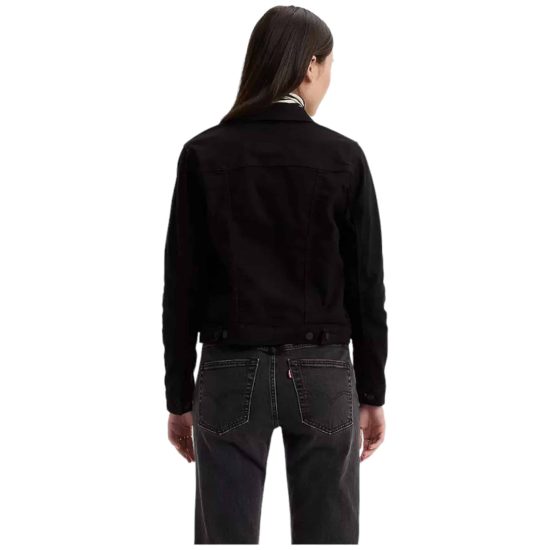 CHAQUETA MUJER ORIGINAL TRUCKER BLACK BLACK LEVIS - Imagen 3