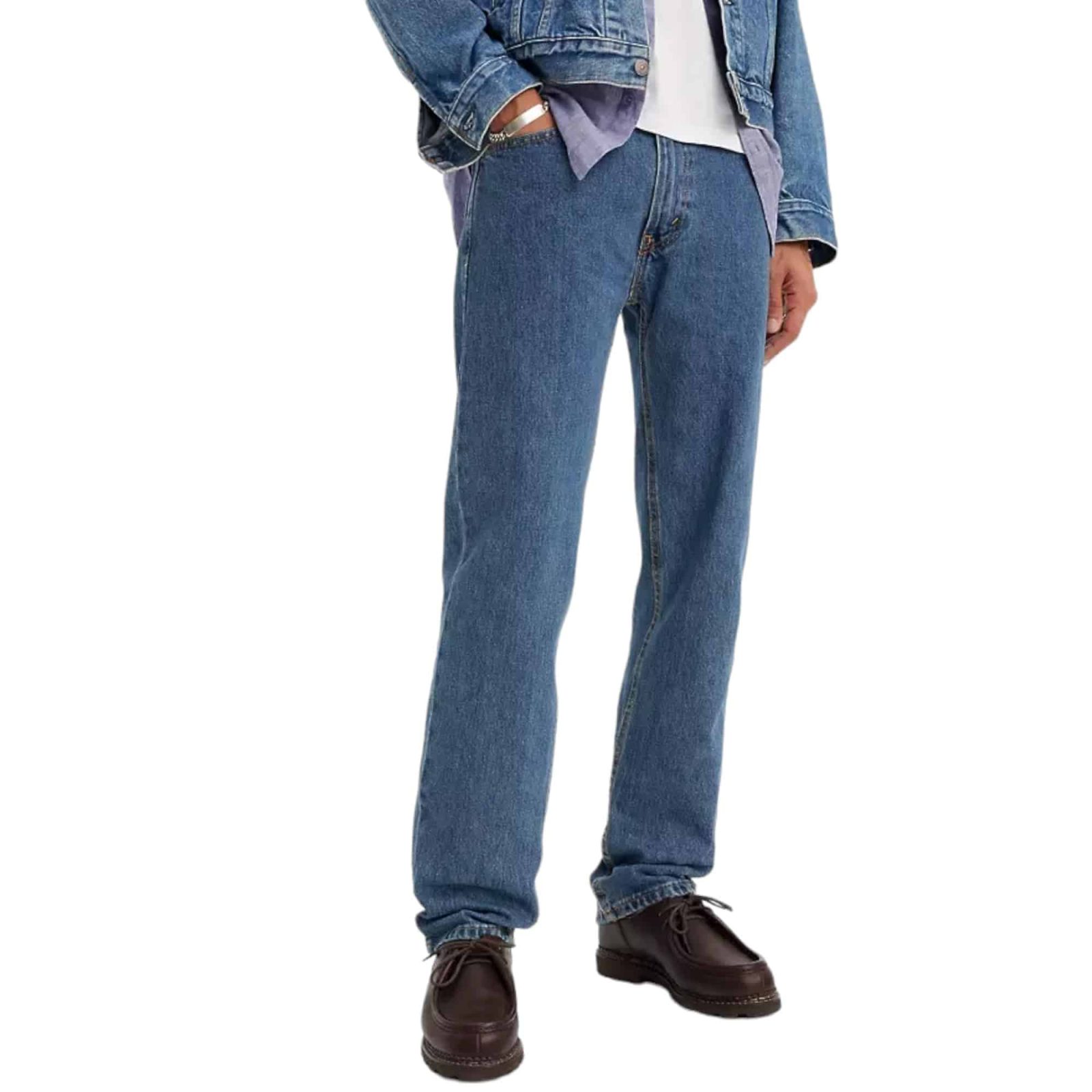 JEANS HOMBRE 505 REGULAR MEDIUM STONEWASH LEVIS - Imagen 2