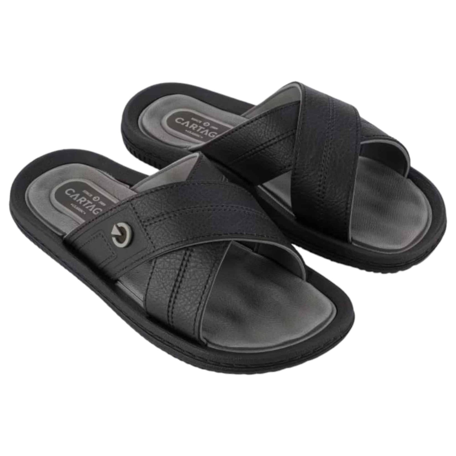 SANDALIA HOMBRE CARTAGO FIJI IV NEGRO - Imagen 2
