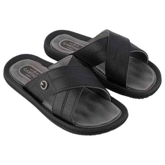 SANDALIA HOMBRE CARTAGO FIJI IV NEGRO - Imagen 2