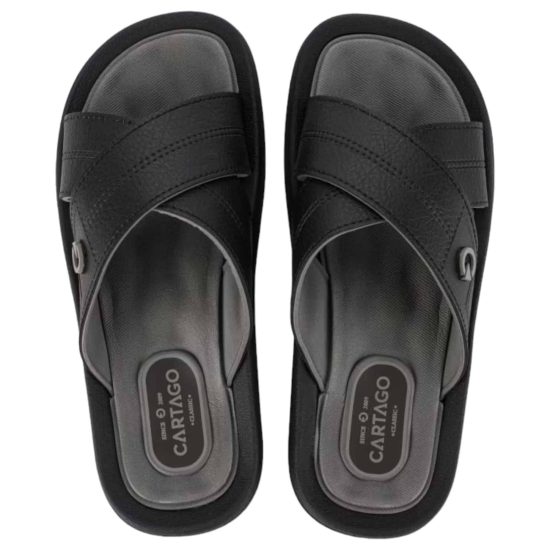 SANDALIA HOMBRE CARTAGO FIJI IV NEGRO - Imagen 3