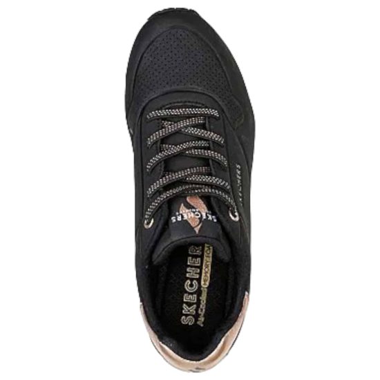 ZAPATILLA MUJER SHIMMER AWAY SKECHERS 155196/BLK - Imagen 4
