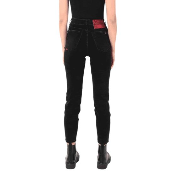 JEANS MOM TIRO ALTO BLACK MUJER ELLUS - Imagen 2